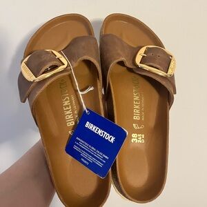 Madrid Big Buckle Cognac